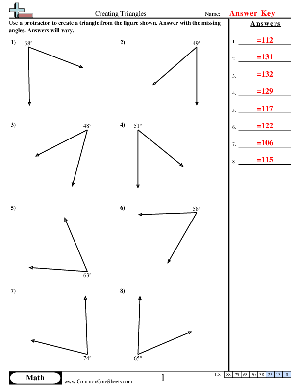  - creating-triangles worksheet