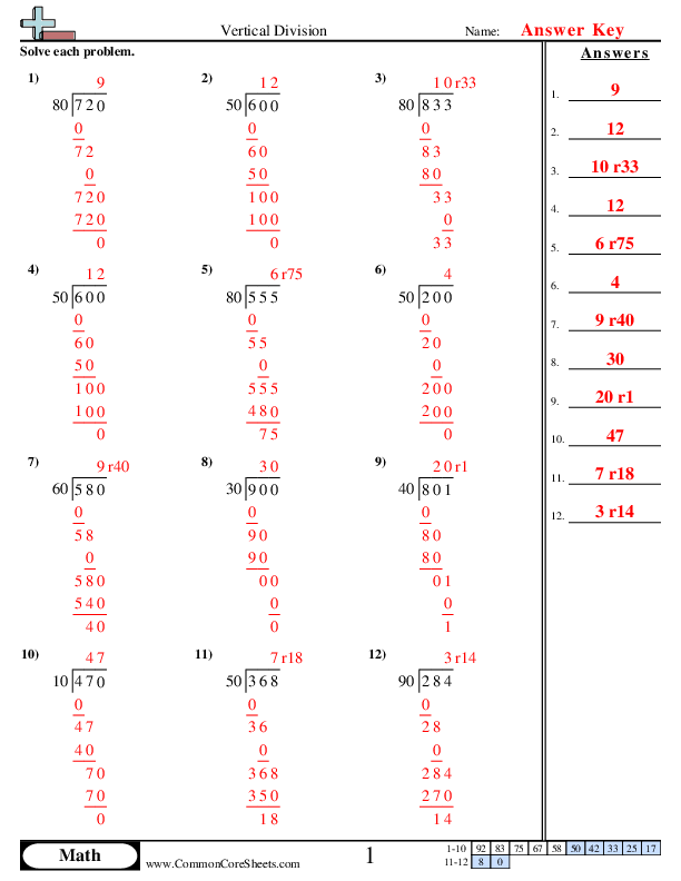  - 4-2-w-remainder worksheet