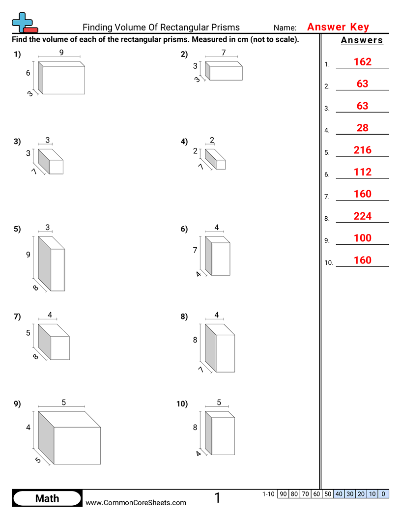5md5b Worksheets - finding-volume-of-rectangular-prisms worksheet