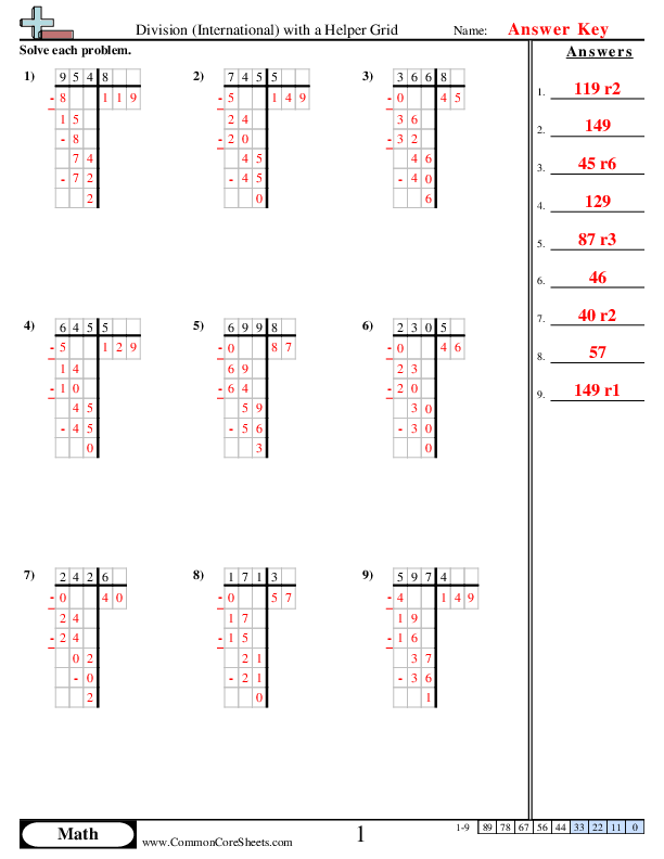  - division-international-with-a-helper-grid worksheet