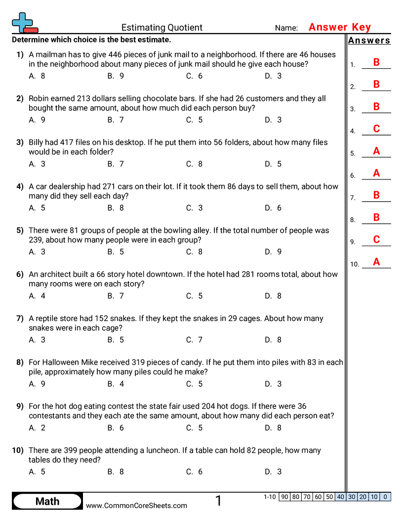 Division Worksheets - word-3-d-2 worksheet