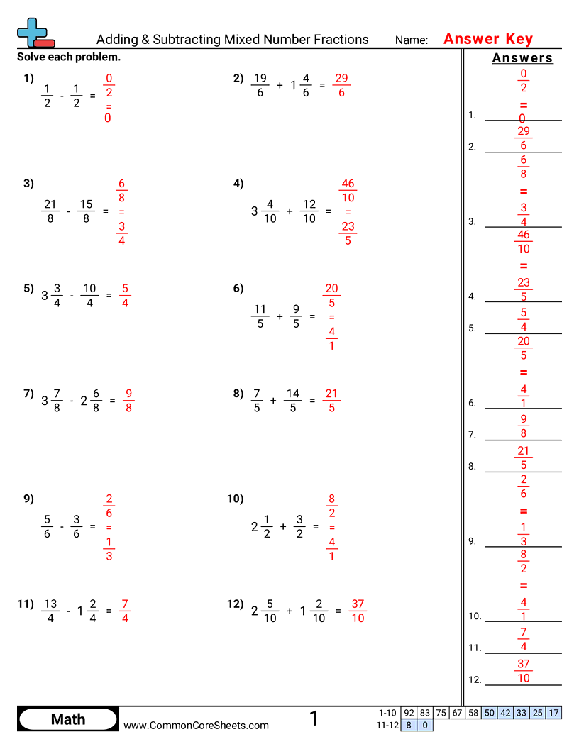 4nf3c Worksheets - mixed-fractions-same-denominator worksheet
