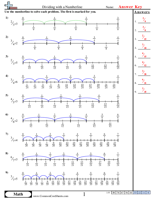  - numberline-fraction-by-whole worksheet